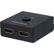 HDMIセレクタ 2WAY 入力2(HDMI2)+出力1 or 入力1+出力2(HDMI2) GH-HSWM2C-BK