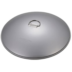 アウトドア 鉄板 マルチグリドル ラウンドグリルプレート 25cm用フタ refine 日本製 シルバー UG-1603