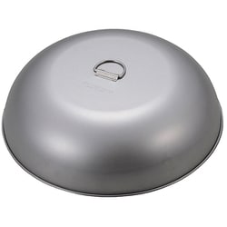 アウトドア 鉄板 マルチグリドル ラウンドグリルプレート 30・34cm用フタ refine 日本製 シルバー UG-1604