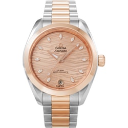 オメガ Seamaster Aqua Terra 150M コーアクシャル マスター クロノメーター レディース メタルベルト 並行輸入品 5年保証 220.20.34.20.59.001