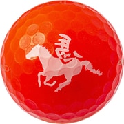 KIRADIAMOND2 2026年干支ボール 午（うま） レッド 12P [ゴルフボール 1ダース 12球入り]