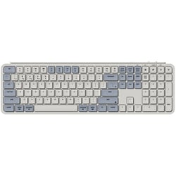 Keychron B6 Pro ウルトラスリム ワイヤレスキーボード US配列 テンキー付/100％フルサイズ/シザースイッチ レトロブルー B6P-K11-US