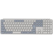 Keychron B6 Pro ウルトラスリム ワイヤレスキーボード JIS配列 テンキー付/100%フルサイズ/シザースイッチ レトロブルー B6P-K11-JIS