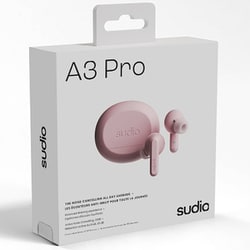 sudio N3 Pro ワイヤレスイヤホン ピンク Sudio N3 Pro Rose Pink The Noise Cancelling Day-to-Night Earbuds