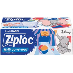 ジッパー付き袋 限定 ジップロック（R）フリーザーバッグ M 40枚入 ＜Disney＞ 25