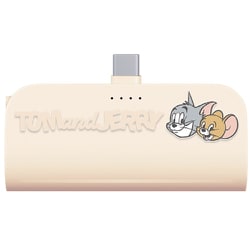 USB Type-C 直挿し モバイルバッテリー 5,000mAh PD20W トムとジェリー PG-WLB50C01TAJ
