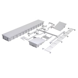 2039 HOスケール 1/80 対向式ホーム 1セット入 [鉄道模型用品]