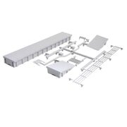 2040 HOスケール 1/80 対向式ホーム 2セット入 [鉄道模型用品]
