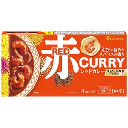 レッドカレー 中辛 140g