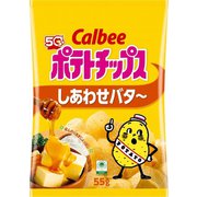 ポテトチップス しあわせバタ~ 55g