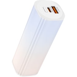 モバイルバッテリー 5000mA グラデーションブルー GH-MB05D-GB