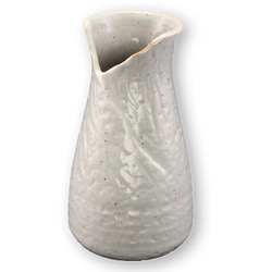 お花を選ばないミニ花瓶 7×5.3×12.5cm アイボリー 4572205