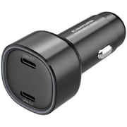 シガーソケット充電器 60W USB-C×2ポート PD30W対応 12V/24V両対応 TKP154C2K
