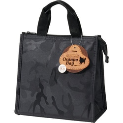 P-3728 [おさんぽバッグ 角型 カモフラ（BK）]