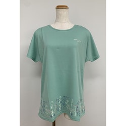 MICHIKO LONDON 半袖カイト型Tシャツ グリーン M 452546