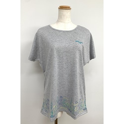 MICHIKO LONDON 半袖カイト型Tシャツ グレー M 452546