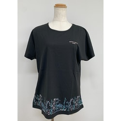 MICHIKO LONDON 半袖カイト型Tシャツ クロ L 452546