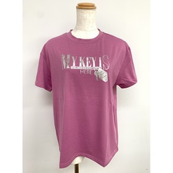 MICHIKO LONDON 半袖箔プリントTシャツ バイオレット M 452549