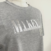 MICHIKO LONDON 半袖箔プリントTシャツ グレー M 452549