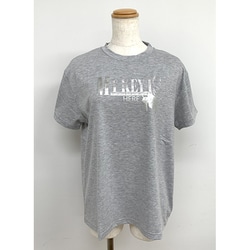 MICHIKO LONDON 半袖箔プリントTシャツ グレー L 452549