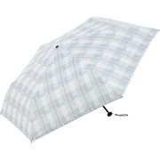 日傘 折りたたみ傘 晴雨兼用 TONICAL(トニカル) 超軽量 55cm 手開き式 カーボン骨 UPF50+ チェック 6915CH