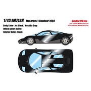EM748H 1/43 McLaren F1 Roadcar 1994 ジェットブラック / メタリックグレー [レジンキャストミニカー]