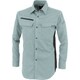 裏綿ストレッチ長袖シャツ ミストグリーン LLサイズ 1513-605-LL