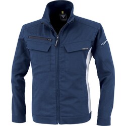 裏綿ストレッチ長袖ブルゾン ディープネイビー Sサイズ 1514-19-S