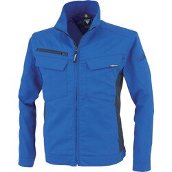 裏綿ストレッチ長袖ブルゾン ロイヤルブルー SSサイズ 1514-46-SS