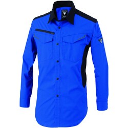 長袖シャツ ロイヤルブルー Lサイズ 1533-46-L