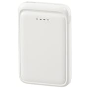 モバイルバッテリー 5000mAh USB Type-A&Cポート 軽量コンパクト 飛行機内持込可能 ホイップクリーム SMP-MB50-W