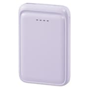 モバイルバッテリー 5000mAh USB Type-A&Cポート 軽量コンパクト 飛行機内持込可能 ラベンダーミスト SMP-MB50-PU