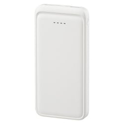 モバイルバッテリー 10000mAh USB Type-A×2ポート＆Cポート 軽量コンパクト 飛行機内持込可能 ホイップクリーム SMP-MB100-W