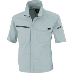 TCストレッチ半袖ブルゾン モスグリーン 5Lサイズ 1711-61-5L