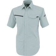 TCストレッチ半袖シャツ モスグリーン 3Lサイズ 1712-61-3L
