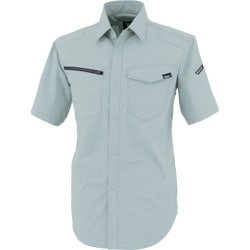 TCストレッチ半袖シャツ モスグリーン 4Lサイズ 1712-61-4L