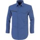 TCストレッチ長袖シャツ ブルー Lサイズ 1713-40-L
