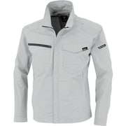 TCストレッチ長袖ブルゾン シルバーグレー 5Lサイズ 1714-22-5L
