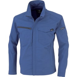 TCストレッチ長袖ブルゾン ブルー 4Lサイズ 1714-40-4L