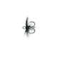 MEGABASS TEASER HOOK #10 FlareFeatherブラック