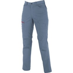 レディスラットズボン 杢ブルー 15サイズ 1745-116-15