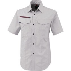 半袖シャツ シルバーグレー Mサイズ 1752-22-M