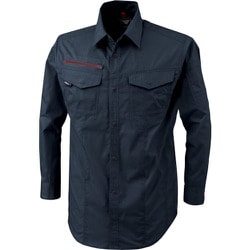 長袖シャツ ディープネイビー 5Lサイズ 1753-19-5L