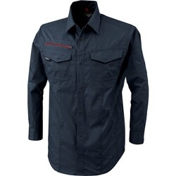 長袖シャツ ディープネイビー LLサイズ 1753-19-LL