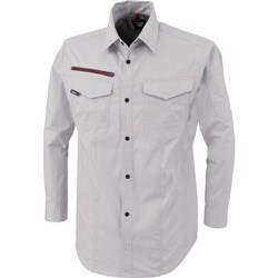 長袖シャツ シルバーグレー Lサイズ 1753-22-L
