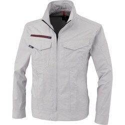 長袖ブルゾン シルバーグレー 5Lサイズ 1754-22-5L