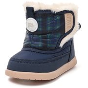 patto着脱ブーツ撥水防滑 ベビー 防寒ブーツ NAVY 13.5cm 30-5815