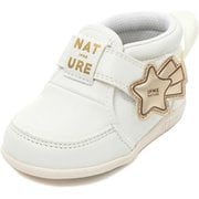 nature ほうき星ファーストシューズ ベビー ウォーキングシューズ WHITE 13cm 20-4859
