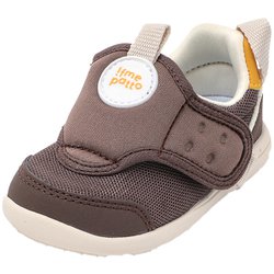 pattoスニーカー ベビー ウォーキングシューズ BROWN 12cm 20-5804