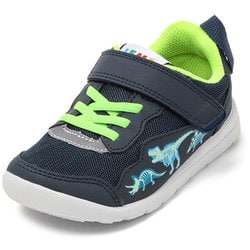 PARK恐竜ホネホネスニーカー キッズ ウォーキングシューズ NAVY 17cm 20-5810